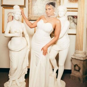 Fashion nova white dress